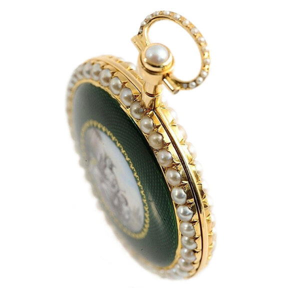 French rare cylinder watch with wolf’s tooth train Circa 1789 French rare cylinder watch with wolf’s tooth train Circa 1789