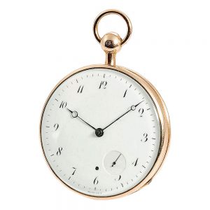 French gold quarter repeating pocket watch “à toc” Circa 1800