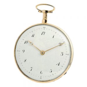 Swiss pocket watch with early minute repeater Circa 1820