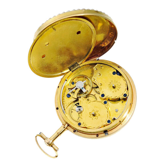 Swiss gold watch with automatons "The Cooperage" Circa 1810 Swiss gold watch with automatons "The Cooperage" Circa 1810