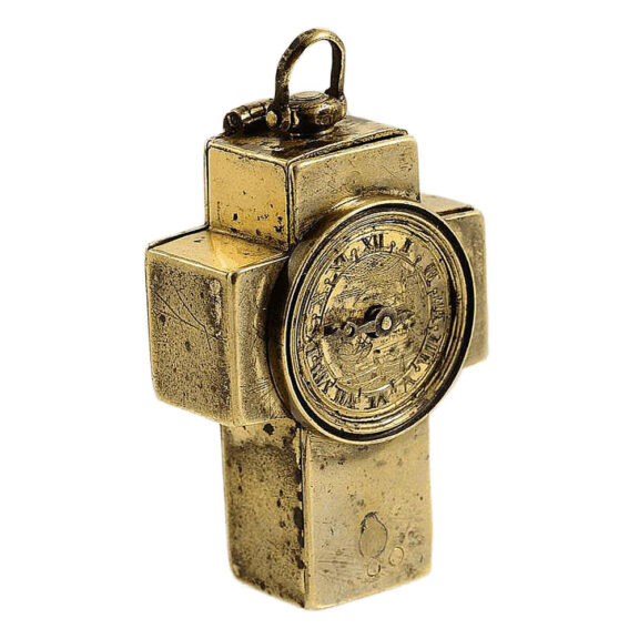 Probably French Renaissance crucifix form watch Circa 1600