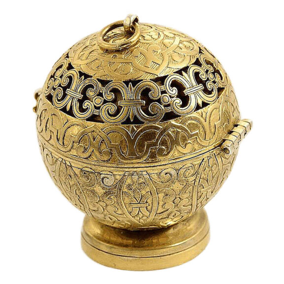 German pomander form Renaissance pendant watch Circa 1600