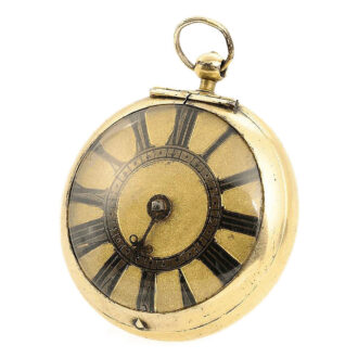 English rare single-handed verge pocket watch Circa 1660