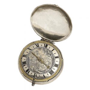 French single-handed verge watch in Puritan style Circa 1650
