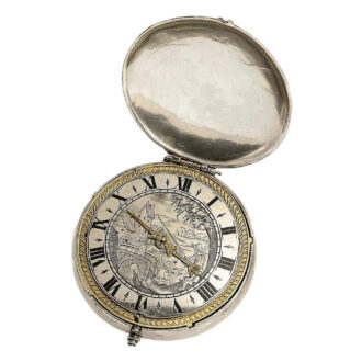 French single-handed verge watch in Puritan style Circa 1650