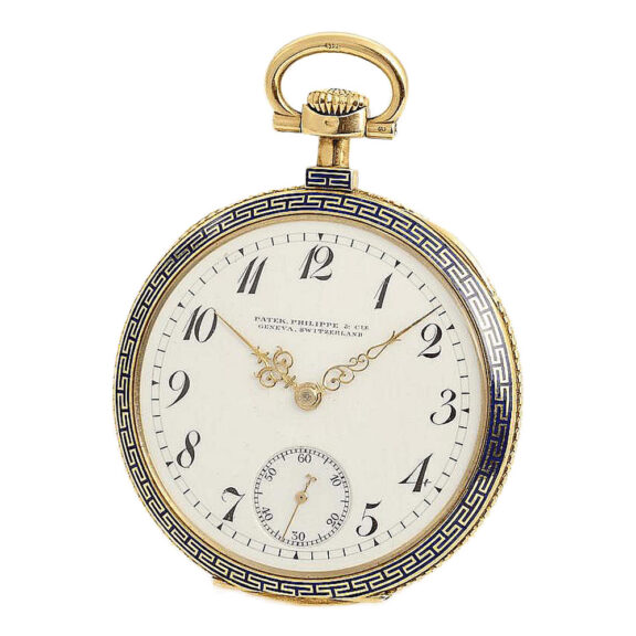Swiss gold Geneva dress watch in Art Deco case Circa 1915