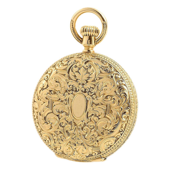Swiss 18K gold lady's pendant watch from Geneva Circa 1885