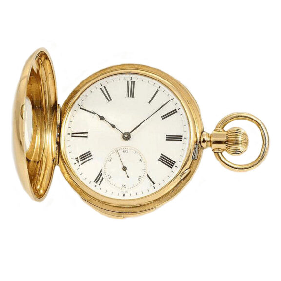 German rare five-minute repeating pocket watch Circa 1910