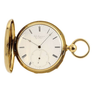Danish rare quarter repeating gold pocket watch Circa 1849