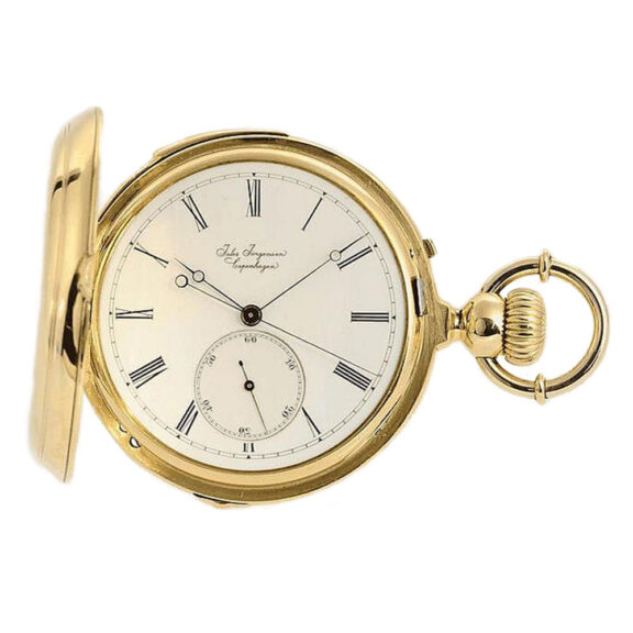 Danish repeater with stoppable jumping seconds Circa 1847