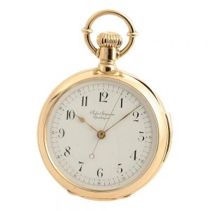Danish repeating watch with indirect centre seconds Circa 1890