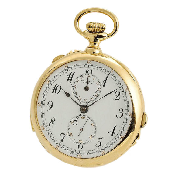Swiss repeater with split seconds chronograph Circa 1900