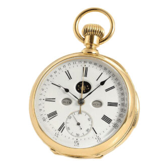 Czech complicated quarter repeating pocket watch Circa 1890