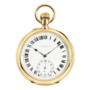 Swiss extremely rare pocket watch with 24h indication Circa 1915