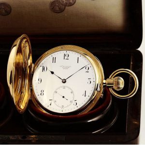 Swiss minute repeating watch with Grande Sonnerie Circa 1900