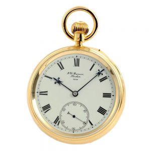 English precision watch with one minute tourbillon Circa 1899
