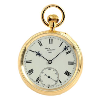 English precision watch with one minute tourbillon Circa 1899