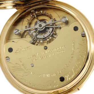 English precision watch with one minute tourbillon Circa 1899