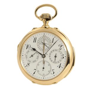 Swiss remarkable pocket watch with five complications Circa 1901