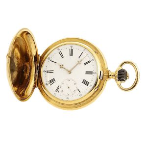 Swiss very fine watch with one minute tourbillon Circa 1900