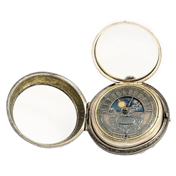 English rare watch with day and night indicator Circa 1690 English rare watch with day and night indicator Circa 1690
