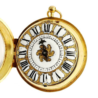 French gilt metal oignon verge pocket watch Circa 1695