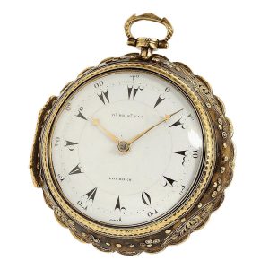 English pair cased Grande Sonnerie verge watch Circa 1790