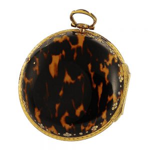 English triple cased watch with Tortoiseshell case Circa 1790