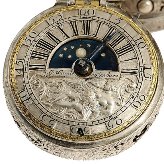 Dutch self strike watch with day and night indicator Circa 1690 Dutch self strike watch with day and night indicator Circa 1690