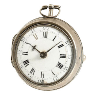 Dutch pair cased verge pocket watch "Oignon" Circa 1730