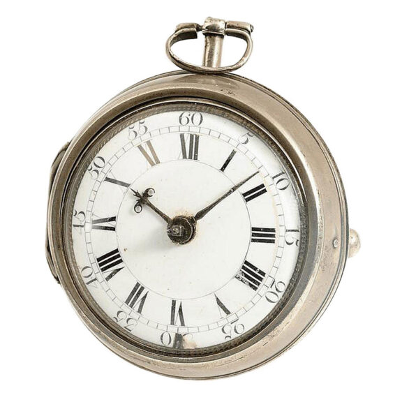 Dutch pair cased verge pocket watch "Oignon" Circa 1730