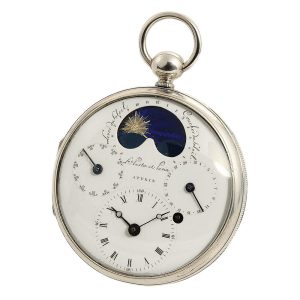 Italian watch with indication of sunrise and sunset Circa 1810
