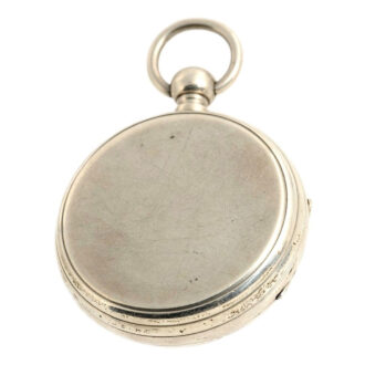 German important astronomical silver pocket watch Circa 1780