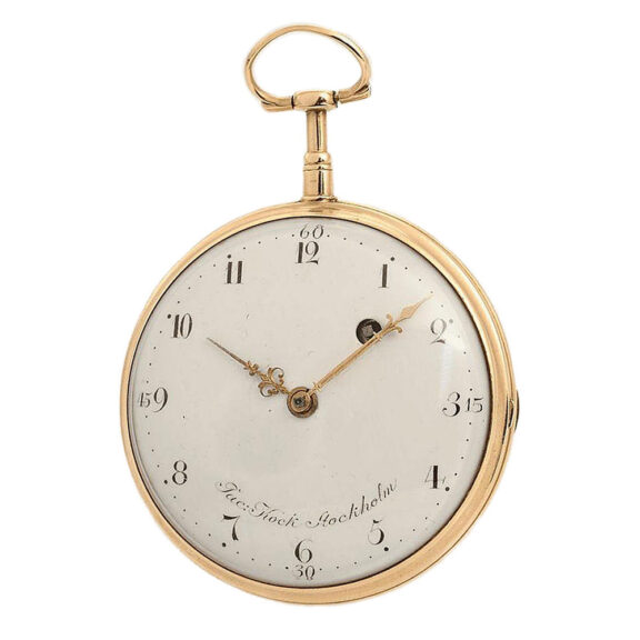 Swedish extremely rare watch with Sully escapement Circa 1790