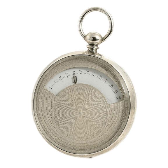 Italian pocket watch with retrograde minute indication Circa 1880