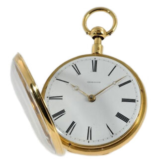 English rare and early minute repeating pocket watch Circa 1820