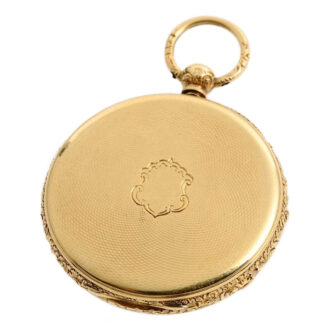 English watch with centre seconds and two time zones Circa 1848