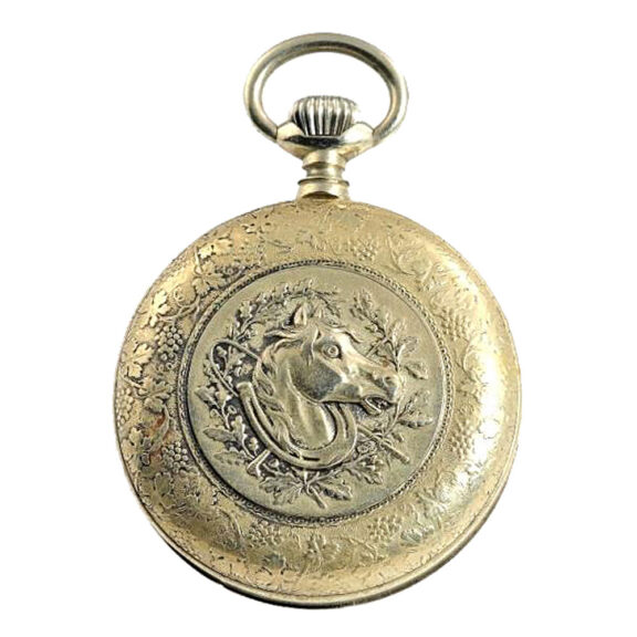 Swiss rare nickel gentleman's pocket watch Circa 1900 Swiss rare nickel gentleman's pocket watch Circa 1900
