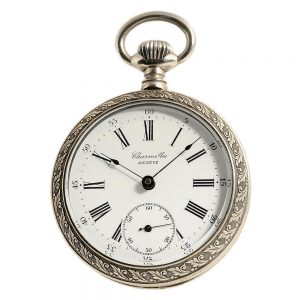 Swiss rare nickel gentleman's pocket watch Circa 1900