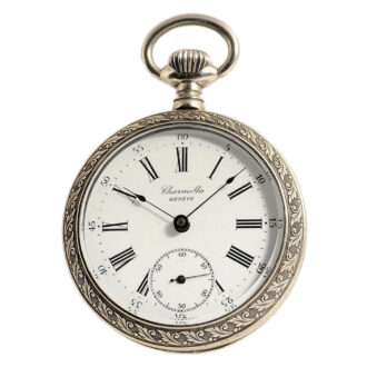 Swiss rare nickel gentleman's pocket watch Circa 1900