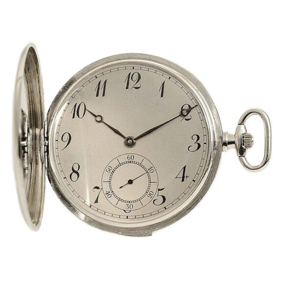 Swiss minute repeating watch in rare platinum case Circa 1925
