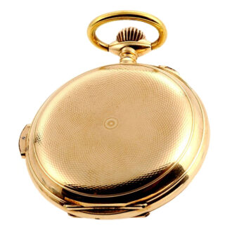 Swiss repeating chronograph with moon phase Circa 1900
