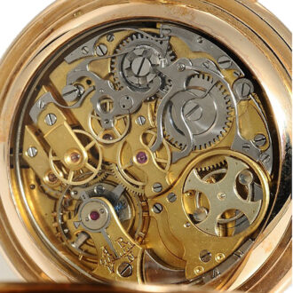 Swiss repeating chronograph with moon phase Circa 1900