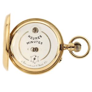 Swiss rare gold watch with 