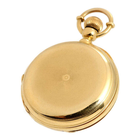 Swiss watch with lid winding "Demi Chronometre" Circa 1880 Swiss watch with lid winding "Demi Chronometre" Circa 1880