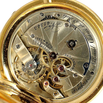 Swiss rare watch with "Auguste Saltzman calibre" Circa 1870