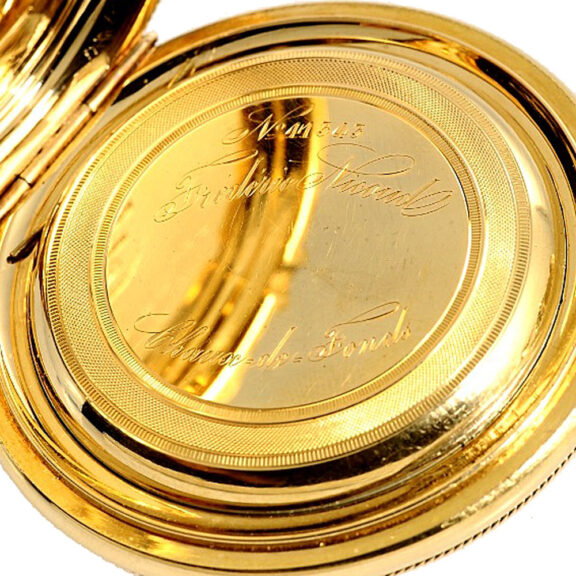 Swiss rare watch with "Auguste Saltzman calibre" Circa 1870 Swiss rare watch with "Auguste Saltzman calibre" Circa 1870