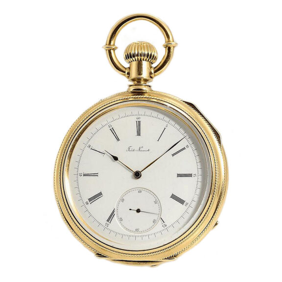 Swiss rare watch with "Auguste Saltzman calibre" Circa 1870