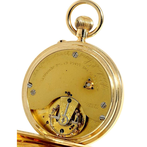 English precision lever with 52½ minute carrousel Circa 1930 English precision lever with 52½ minute carrousel Circa 1930