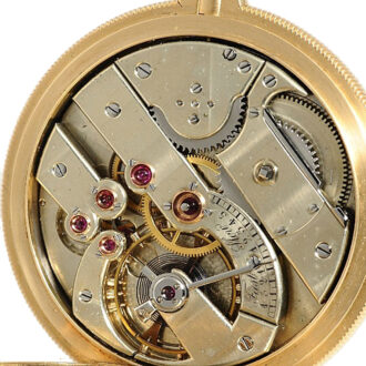 Swiss 18K gold lever chronometer pocket watch Circa 1880 Swiss 18K gold lever chronometer pocket watch Circa 1880